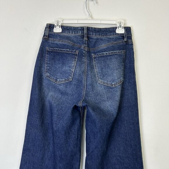 BCBG Generation Wide Leg Jeans Womens Size 27 High Rise - Picture 9 of 10